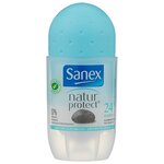 Sanex дезодорант, ролик, Natur Protect Невидимая защита для черного и белого - изображение