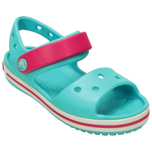 фото Сандалии crocs crocband размер 25(c8), pool/candy pink