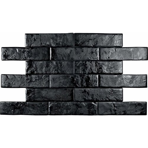 Настенная плитка Pamesa Ceramica Brickwall Negro 7х28 см (0.53 м2)