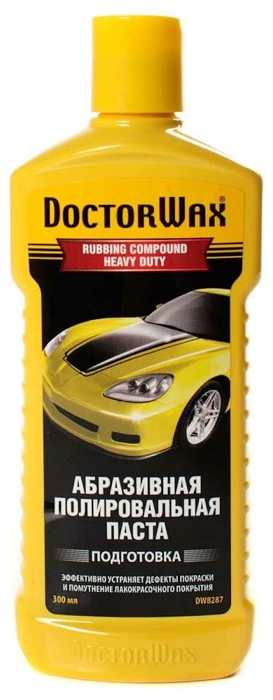 Полироль для кузова DOCTORWAX абразивная 300 мл DW8287