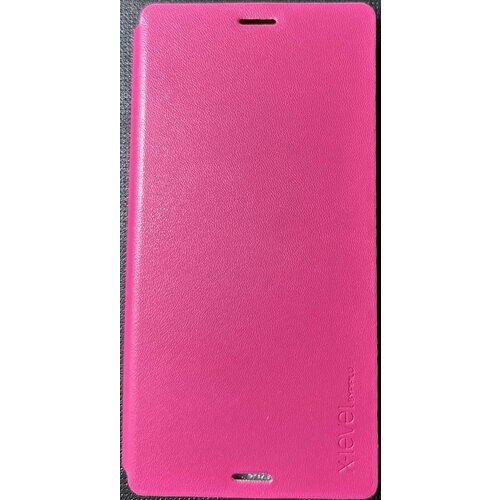 Чехол-книжка для Sony Xperia Z3, Sony Xperia D6603, X-LEVEL бизнес серии FIBCOLOR розовый