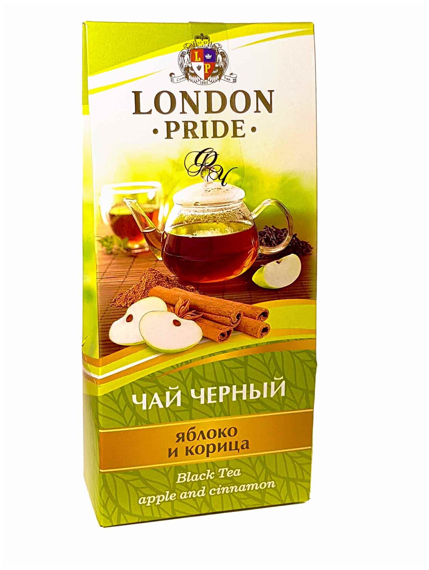 Чай Лондон Прайд "черный яблоко и корица" 75 гр 9458030 - фотография № 1
