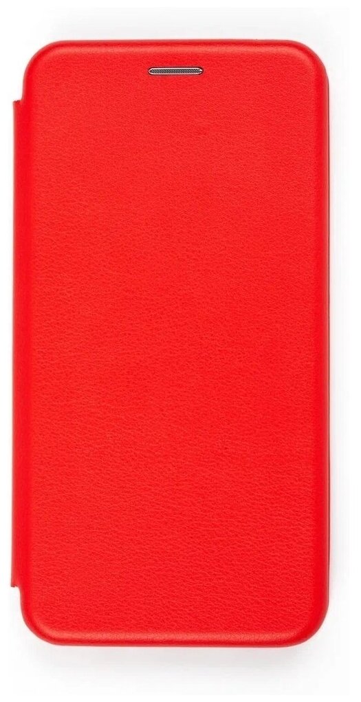 Чехол-книжка для Huawei Nova Y70 красный с магнитным замком, подставкой и отделением для карт
