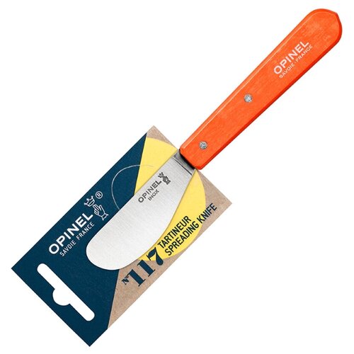 фото Нож для масла opinel №117 блистер оранжевый