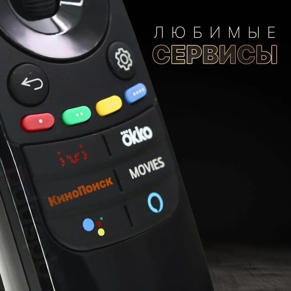 Голосовой пульт MR21GA Magic Remote (AKB76036208) с функцией IVI для Smart телевизора LG аэромышь заменяет MR20GA AN-MR19BA / MR18BA / MR650A