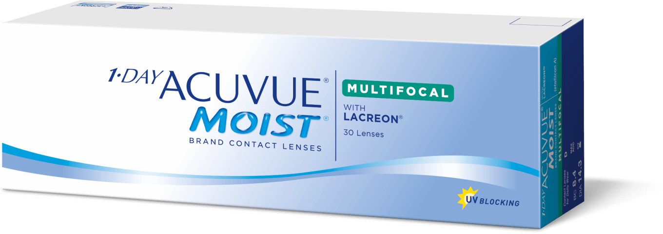 1-Day Acuvue Moist Multifocal 30 линз В упаковке 30 штук Аддидация Medium Оптическая сила -3.5 Радиус кривизны 8.4