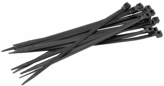 Хомут (стяжка) кабельный (нейлон) DORI (4,8 х 250 мм, черный) 100 шт. - фотография № 3