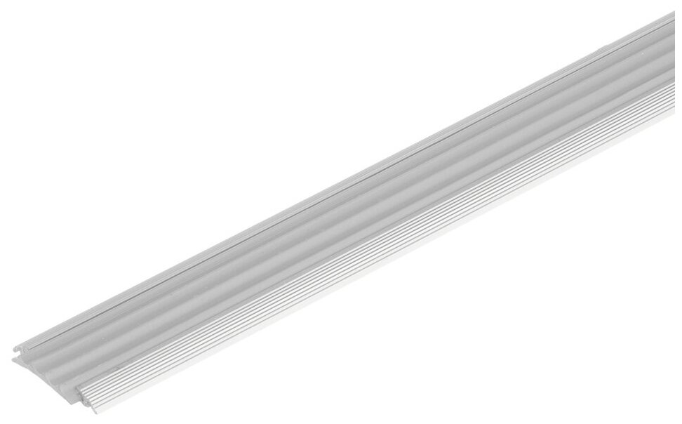 Порог алюминиевый для кафельной плитки стыкоперекрывающий с ПВХ-вставкой 2700х40х53 мм