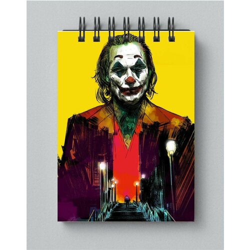 Блокнот Bugrikshop принт А4 Джокер, Joker - J0012 календарь bugrikshop настенный принт а4 джокер joker j0012