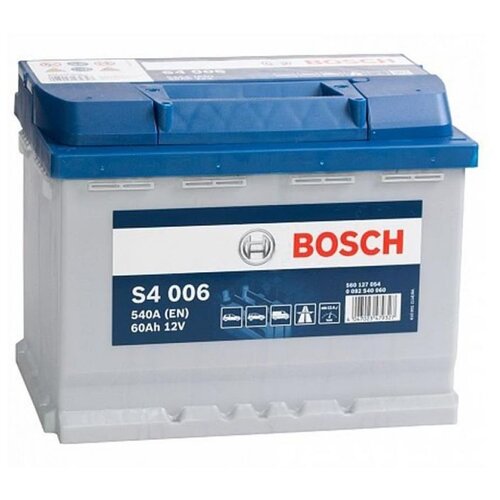 Аккумулятор Bosch S4 006 60 Ач 540А прямая полярность