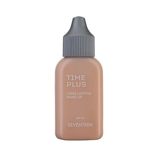 SEVENTEEN / Тональный крем длительного действия TIME PLUS LONGLASTING MAKE UP, тон №5 темно-бежевый