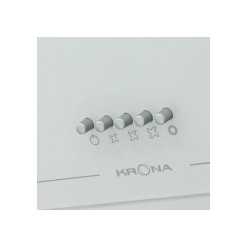 Вытяжка Krona каминная Jina 600 PB белый управление кнопочное 1 мотор 940900₽
