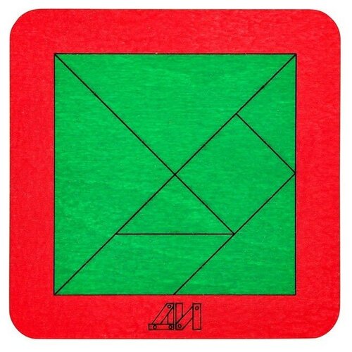 Дер. Головоломка Танграм ДИ2502