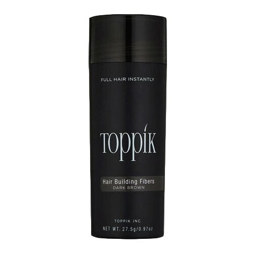 Toppik Загуститель волос Hair Building Fibers, dark brown, 27.5 г toppik пудра загуститель hair building fibers для волос цвет брюнет 3г