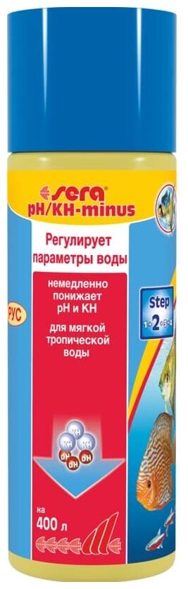Кондиционер для понижения уровней pH/KH Sera pH/KH-minus, 100 мл