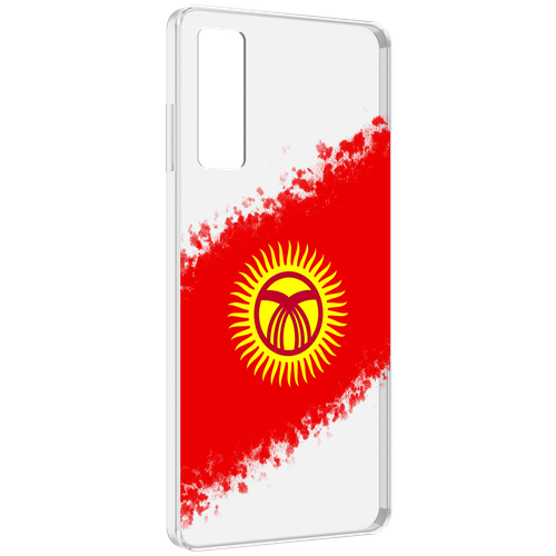 Чехол MyPads флаг Киргизии для TCL 20 5G задняя-панель-накладка-бампер