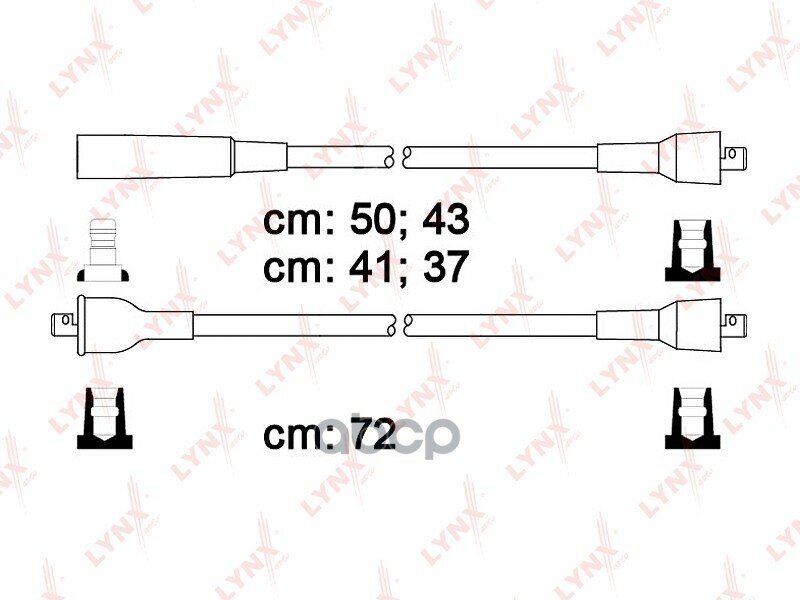 Комплект Высоковольтных Проводов (Класс E) LYNXauto арт. SPE4606