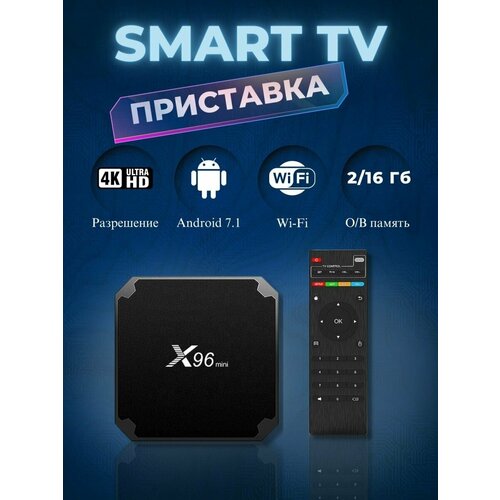 Смарт ТВ приставка мини для телевизора на андроиде с wifi 320000₽