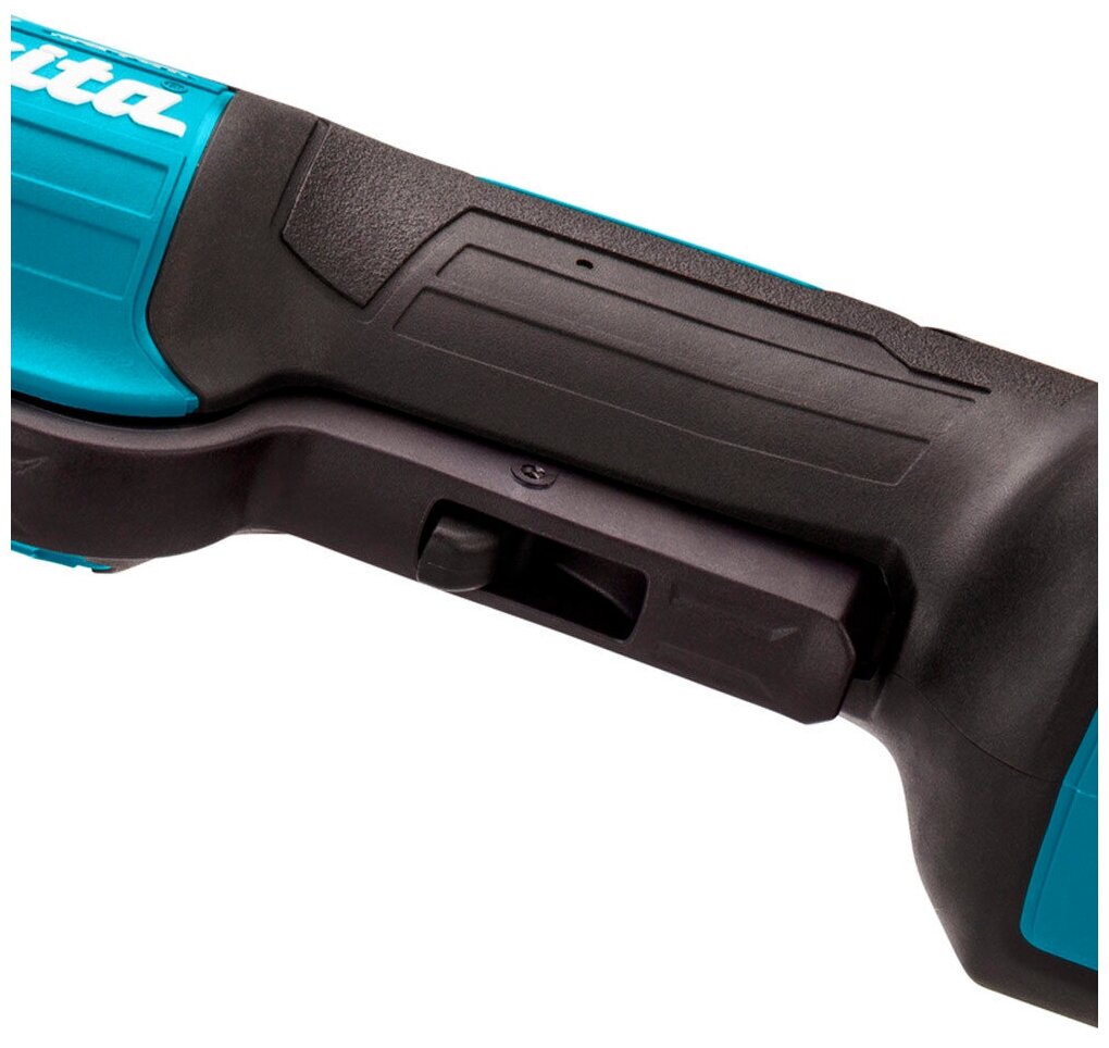 Аккумуляторная УШМ Makita GA013GZ, 125 мм, без аккумулятора черный/синий - фотография № 16