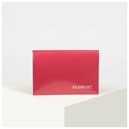 Обложка для паспорта , розовый обложка для паспорта тиснение цвет розовый