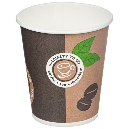 Стакан одноразовый Coffee-to-Go Стакан одноразовый бумажный однослойный d 80мм 200мл Coffee to Go 50 штук в упаковке