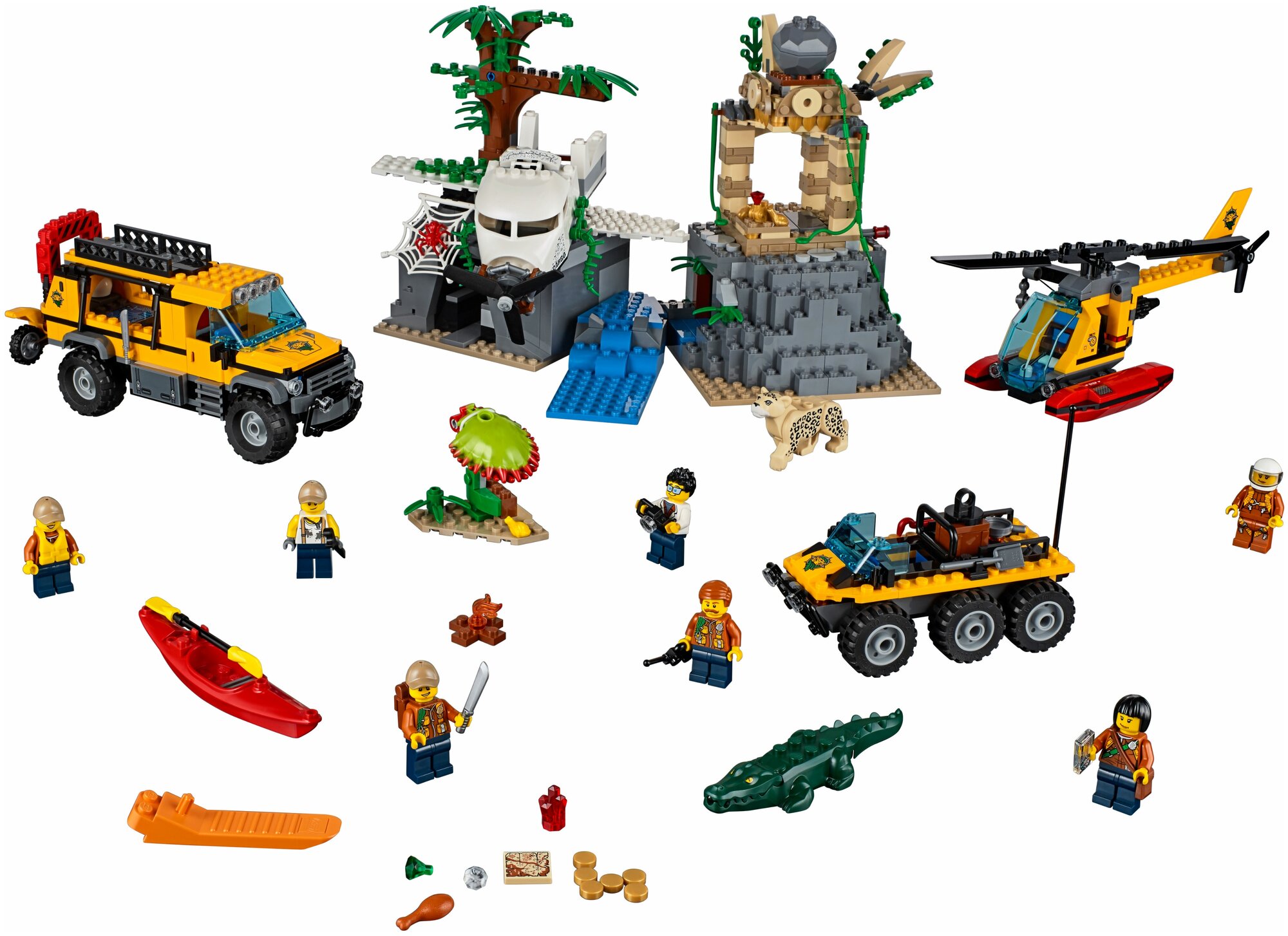 LEGO City Jungle Explorer База исследователей джунглей - фото №17