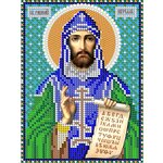 Набор для вышивания чешским бисером Светлица икона Св Кирилл 12*16см - изображение