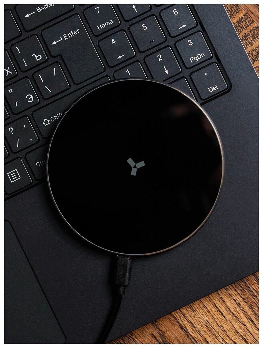 Зарядное устройство беспроводное Accesstyle OPAL 15W Grey - фото №8