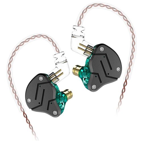 Наушники KZ Acoustics ZSN без микрофона зеленый 2590₽