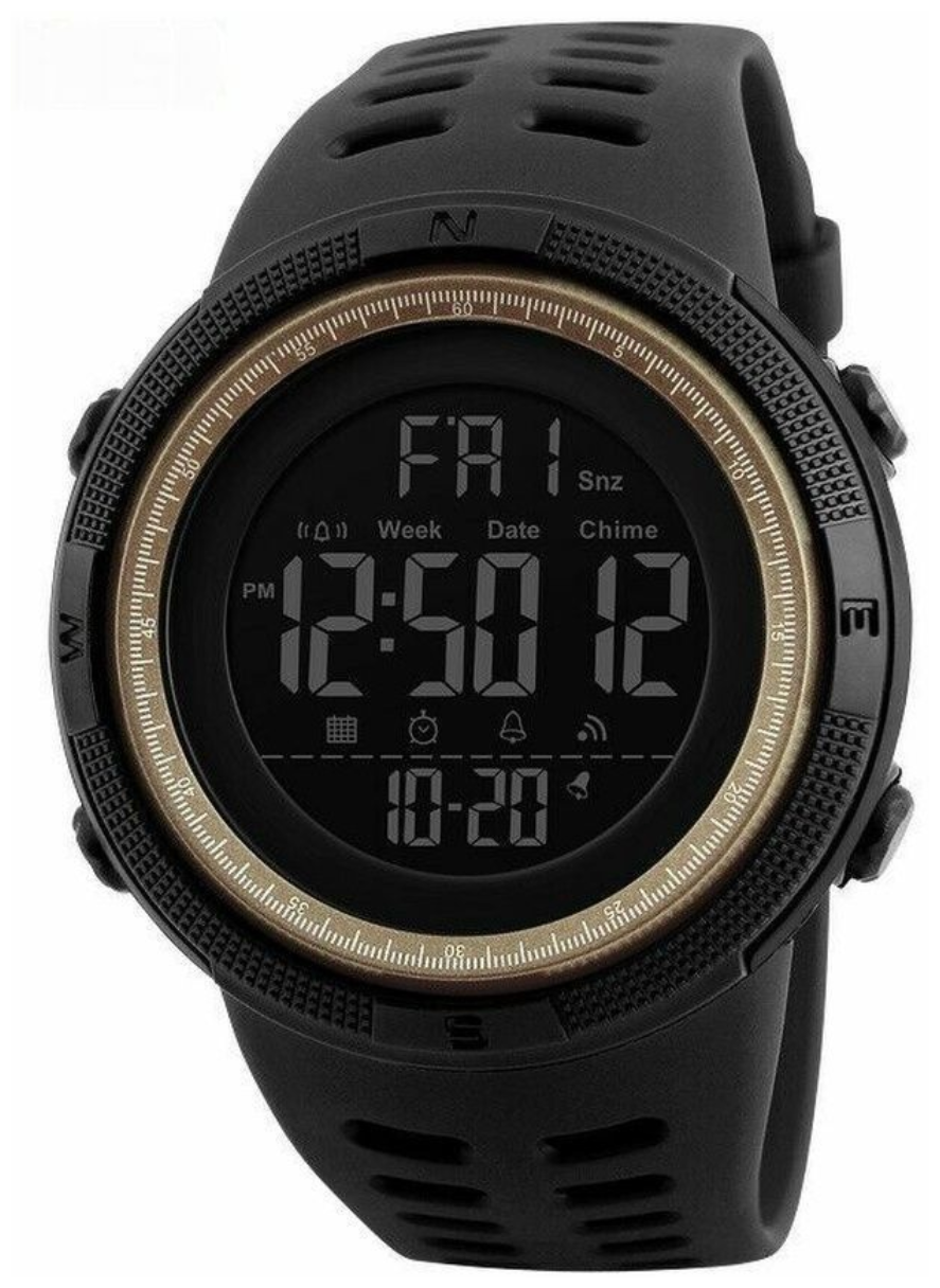 Часы спортивные SKMEI-1251 черный-белый 