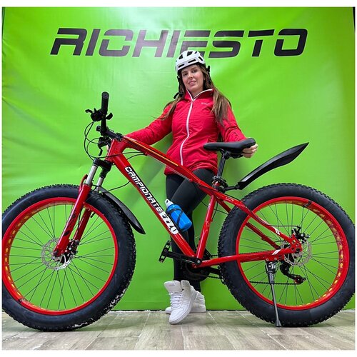 Велосипед взрослый FatBike Campionate EZZO 21 скорость 1834100₽