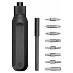 Отвертка Xiaomi Mi Ratchet Screwdriver (BHR4779GL), храповая, реверсивная, 16 в 1, черная - изображение