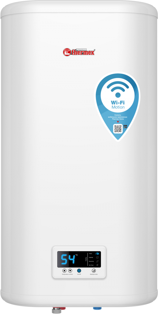 Накопительный электрический водонагреватель Thermex IF 50 V (pro) Wi-Fi, белый