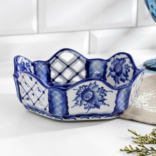 Сухарница Уют 202010 см гжель 3003₽