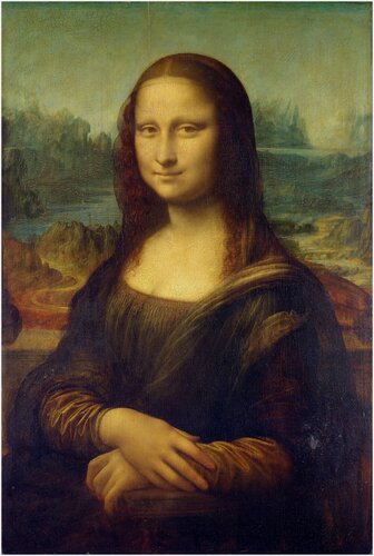 Изображение товара Мона Лиза холст оригинальный размер 76,8*53 см Mona Lisa Премиум качество