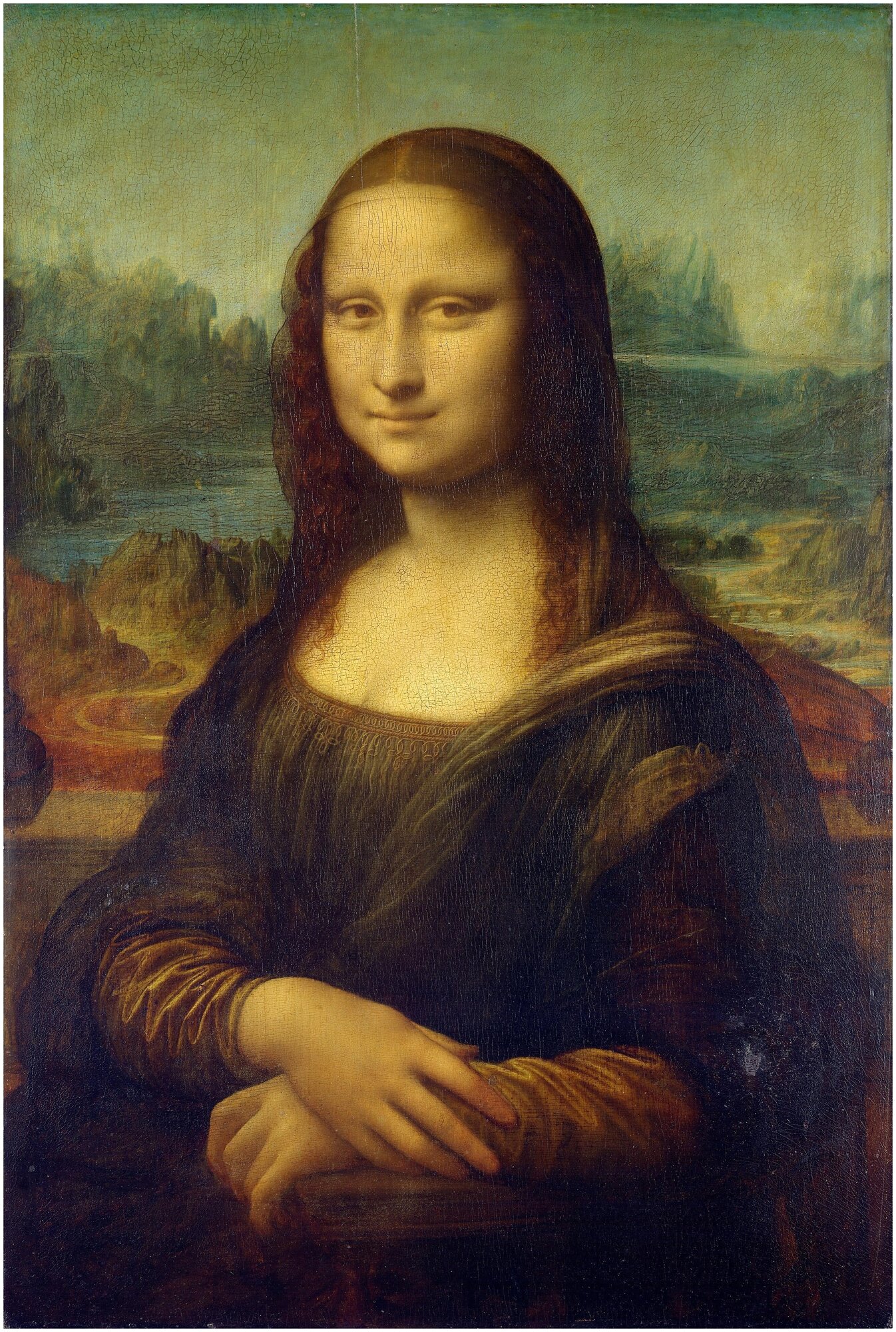 Мона Лиза холст оригинальный размер 768*53 см Mona Lisa Премиум качество