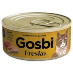 Влажный корм для кошек Gosbi Fresko Adult Tuna With Salmon с лососем 0,07 кг - изображение