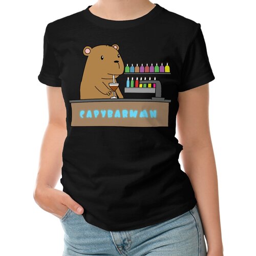 фото Футболка roly, размер s, черный