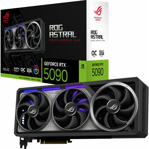 Видеокарат ASUS GeForce RTX 5090 ROG Astral OC 32GB GDDR7 28000Mhz 429990₽