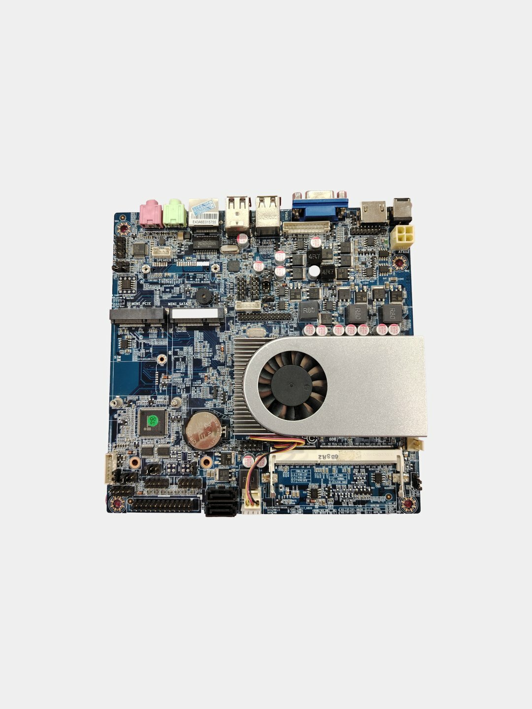 Материнская плата, Mini-ITX, интегрированный процессор, 1037U, Intel H77