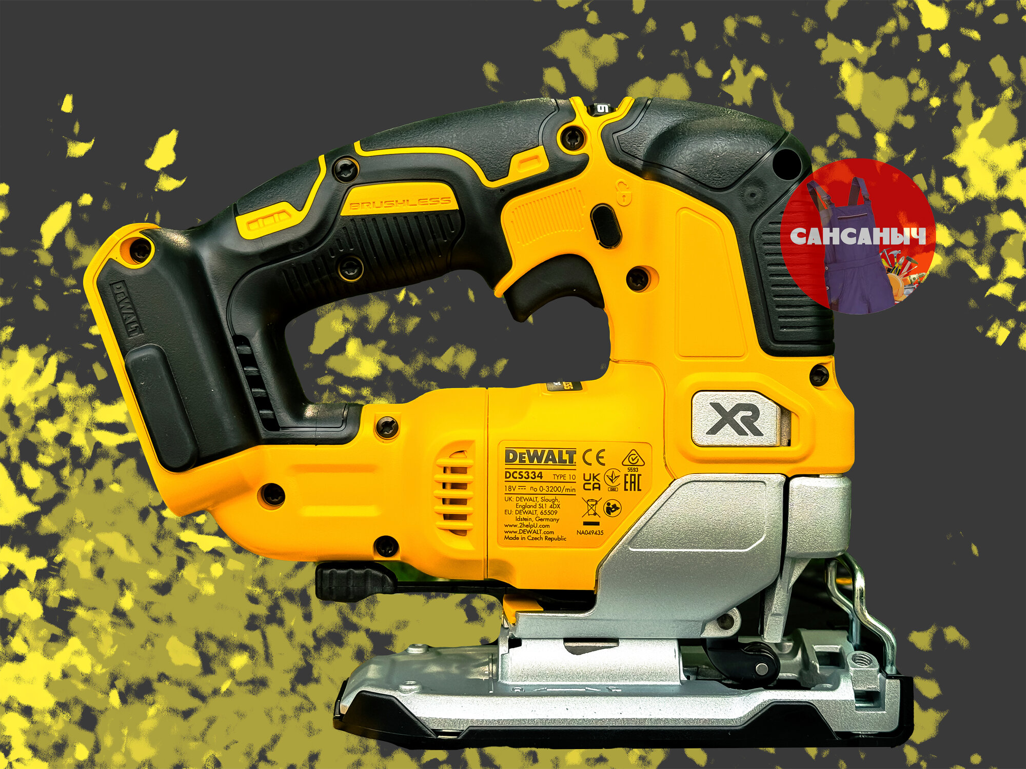 Аккумуляторный лобзик DeWalt DCS334NT 18В — фото 1