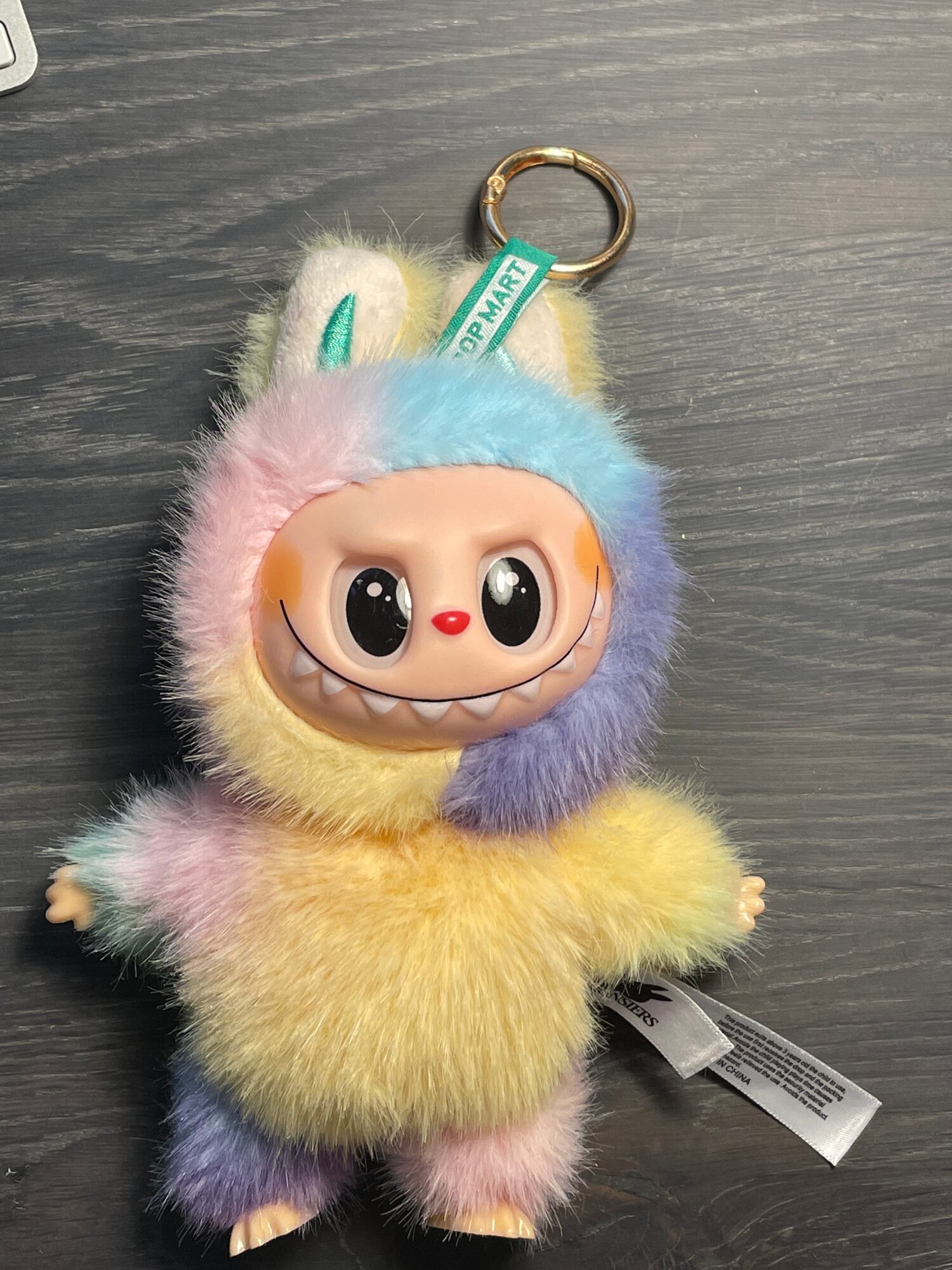 Лабубу радужный игрушка брелок Labubu Rainbow The Monsters 4 серия 17 см