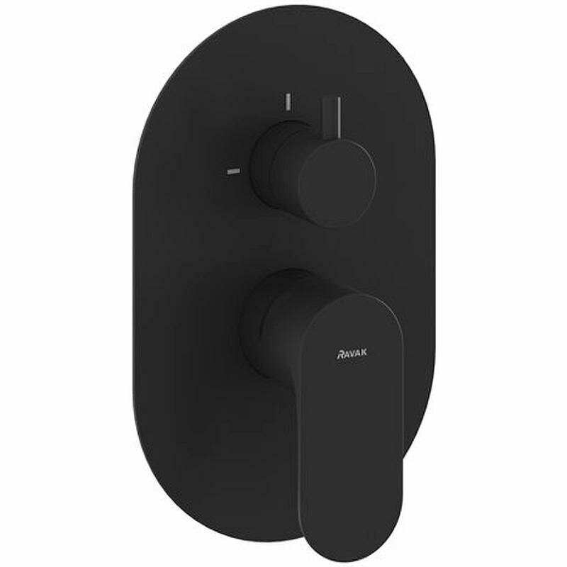 Смеситель для душа Ravak Eleganta EL 065 20BLM  O2 X070301 Черный матовый