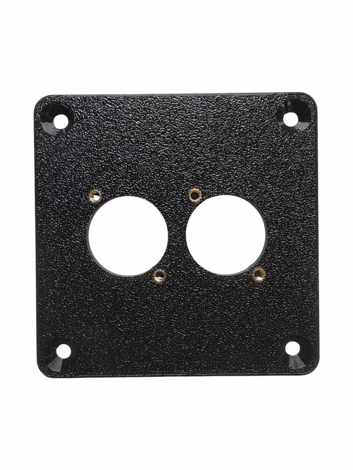 Настенная панель для 2 разъемов типа XLR, RJ45, Speacon, Powercon