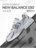 Кроссовки New Balance 530 / WHITE (40, Белый)