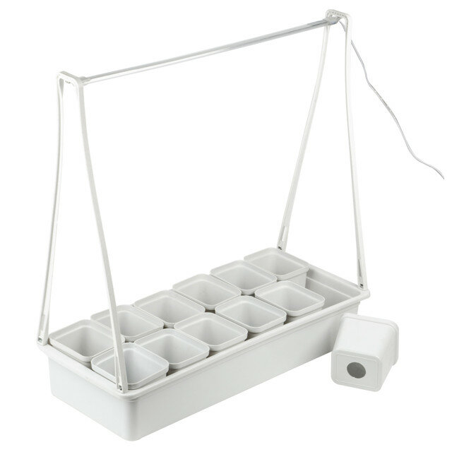 Светильник светодиодный UNIEL и кашпо для растений 10Вт SPLE IP65 белый