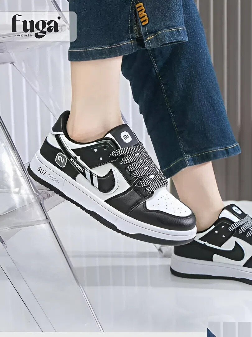 Кроссовки Xiaomi nike xiaomi, полнота 5 (RU)/ на среднюю стопу, размер 36, черный — фото 1