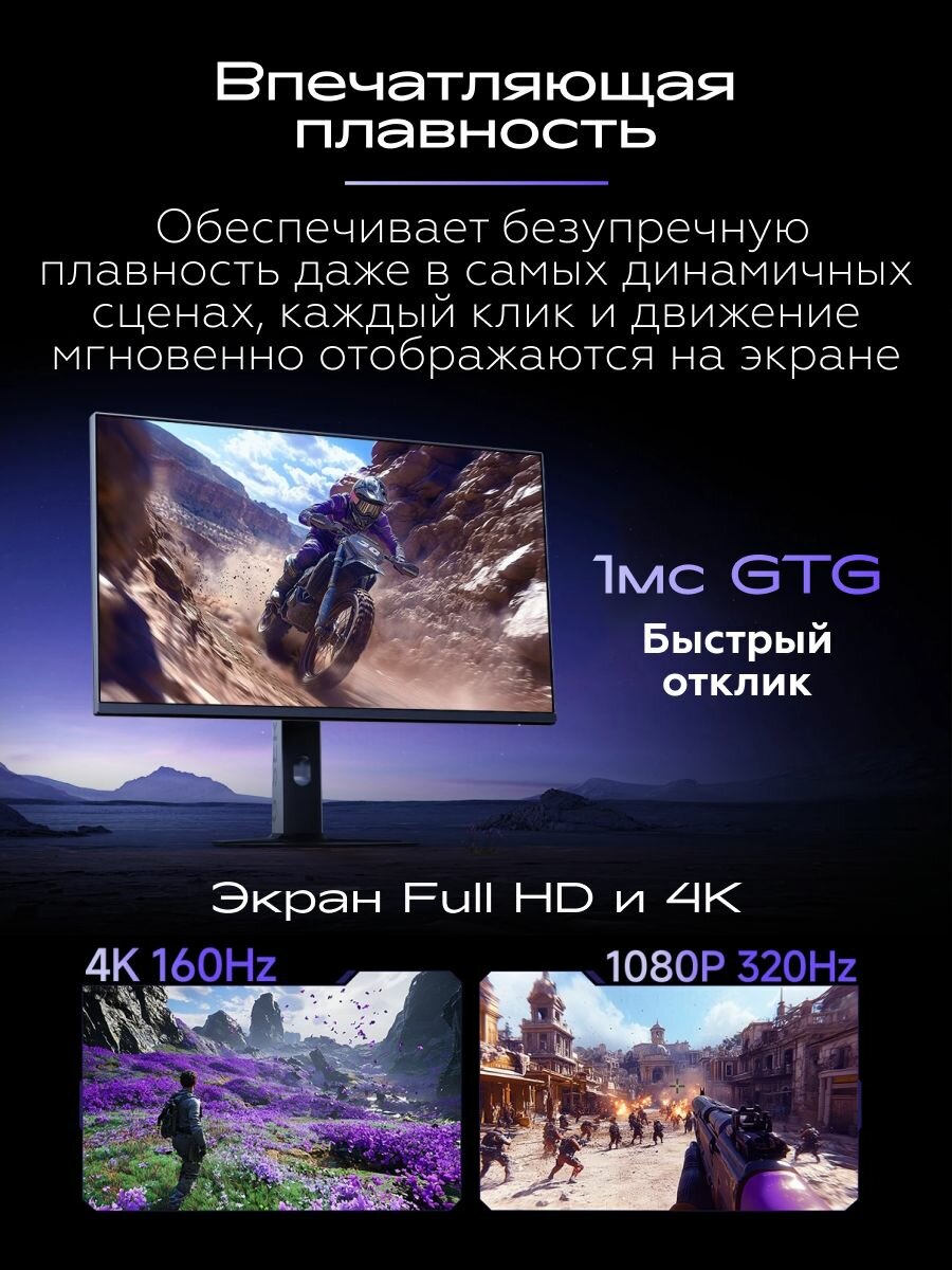 Изображение Игровой монитор Xiaomi Redmi G27U 27", 4K, IPS, P27UDA-RG