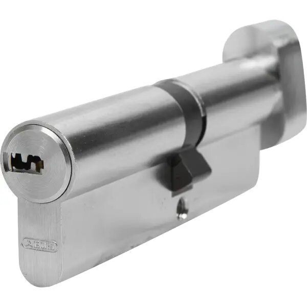 Цилиндр Abus KD6N Z50/K40 50x40 мм ключ/вертушка цвет никель