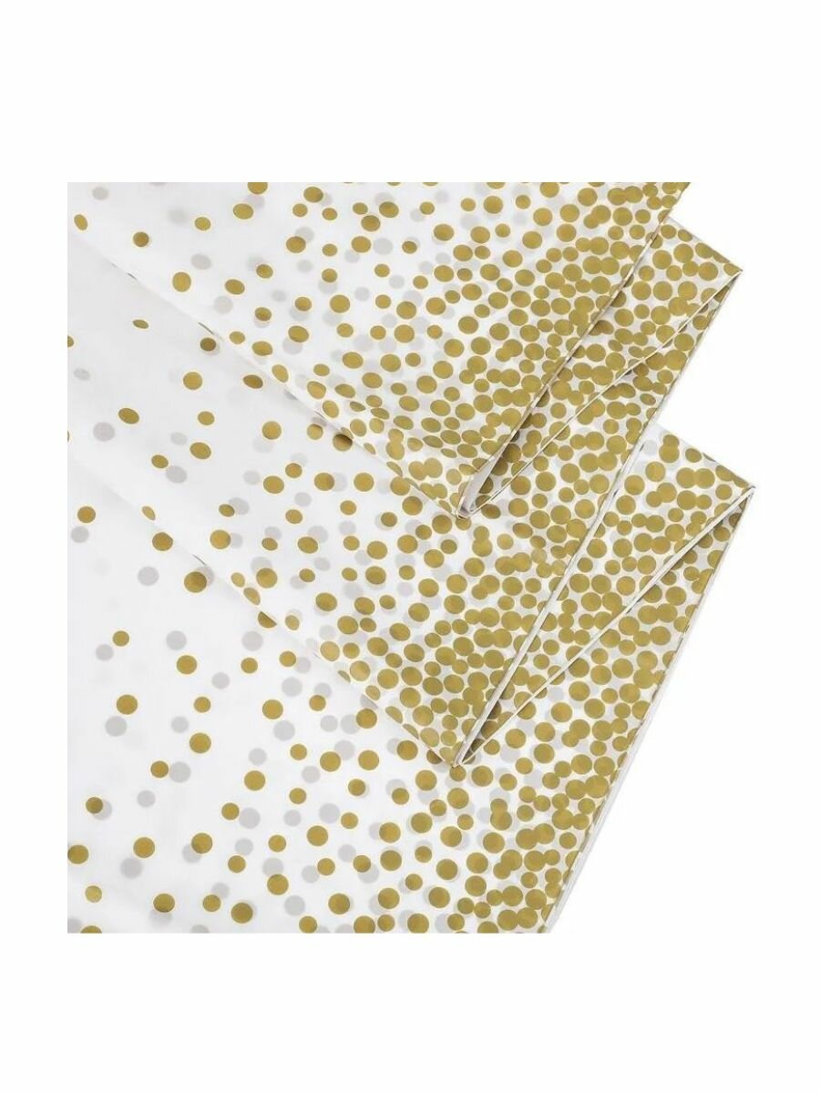 Скатерть одноразовая, праздничная, водонепроницаемая, 274x137 см, белая — фото 1